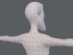 base mesh man character v14 3D 模型