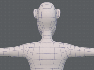 base mesh man character v14 3D 模型