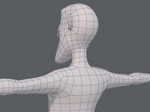 base mesh man character v14 3D 模型