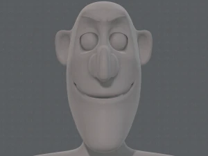 base mesh man character v14 3D Model