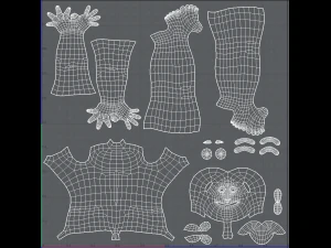 base mesh man character v14 3D Model