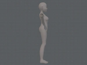 base mesh woman 16 3D Model