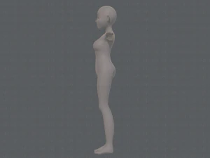 base mesh woman 16 3D Model