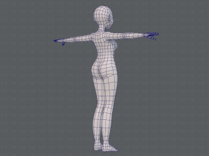 base mesh woman 16 3D Model