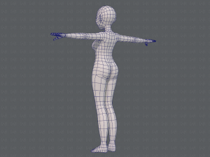 base mesh woman 16 3D Model