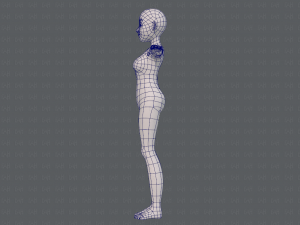 base mesh woman 16 3D Model