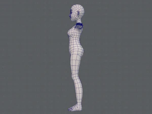 base mesh woman 16 3D Model