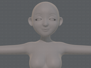 base mesh woman 16 3D Model