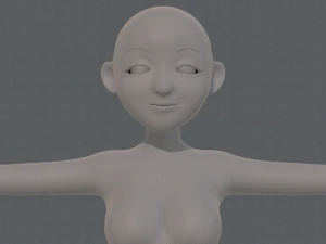 base mesh woman 16 3D Model