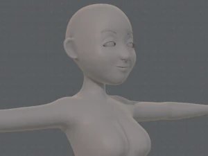 base mesh woman 16 3D Model