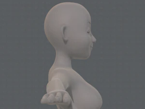 base mesh woman 16 3D Model