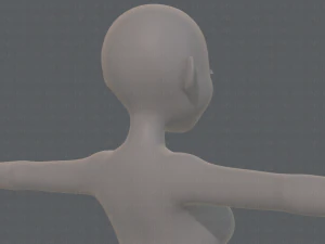 base mesh woman 16 3D Model