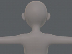 base mesh woman 16 3D Model