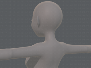 base mesh woman 16 3D Model