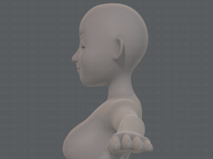 base mesh woman 16 3D Model