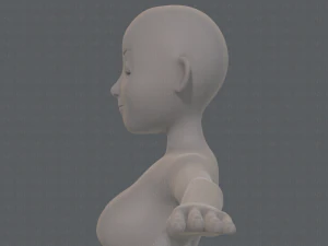 base mesh woman 16 3D Model
