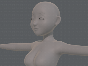 base mesh woman 16 3D Model