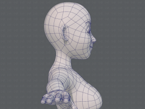 base mesh woman 16 3D Model