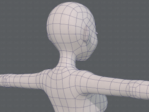 base mesh woman 16 3D Model
