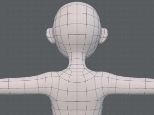 base mesh woman 16 3D Model