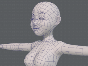 base mesh woman 16 3D Model