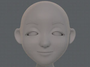 base mesh woman 16 3D Model