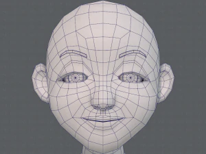 base mesh woman 16 3D Model