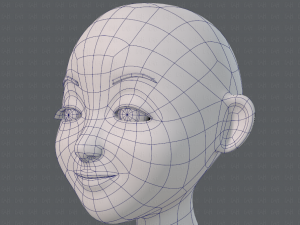 base mesh woman 16 3D Model