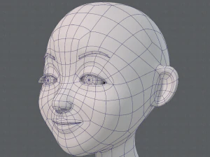 base mesh woman 16 3D Model