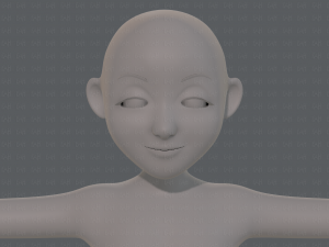 base mesh woman 16 3D Model