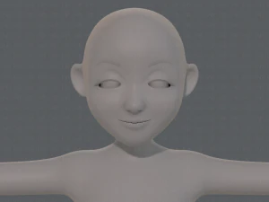 base mesh woman 16 3D Model