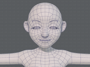base mesh woman 16 3D Model