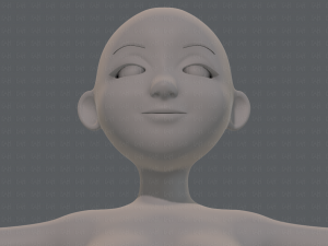 base mesh woman 16 3D Model