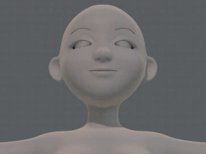base mesh woman 16 3D Model