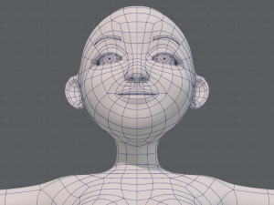 base mesh woman 16 3D Model