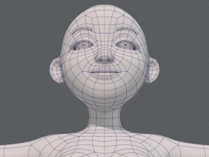 base mesh woman 16 3D Model