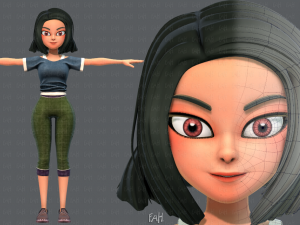 base womanv05 clothing v01 Modelo 3D