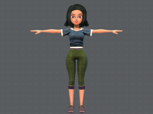 base womanv05 clothing v01 3D Model