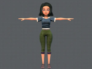 base womanv05 clothing v01 3D Model
