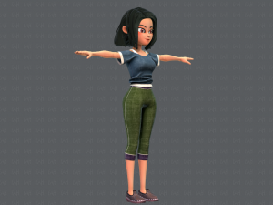 base womanv05 clothing v01 3D Model