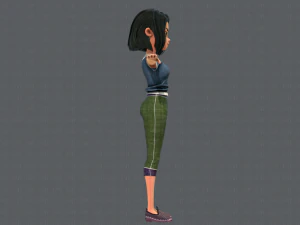 base womanv05 clothing v01 3D Model