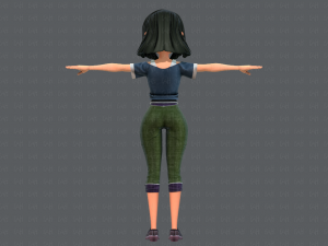base womanv05 clothing v01 3D Model