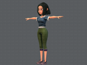 base womanv05 clothing v01 3D Model