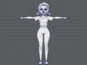 base womanv05 clothing v01 3D Model
