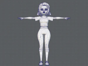 base womanv05 clothing v01 3D Model