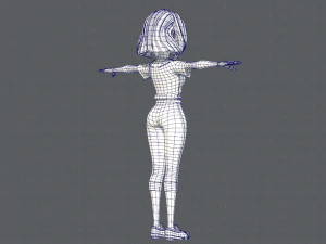 base womanv05 clothing v01 3D Model