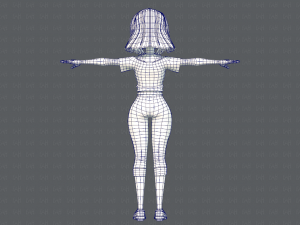 base womanv05 clothing v01 3D Model