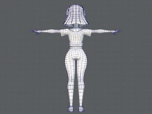 base womanv05 clothing v01 3D Model