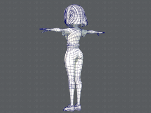base womanv05 clothing v01 3D Model