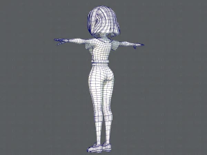 base womanv05 clothing v01 3D Model